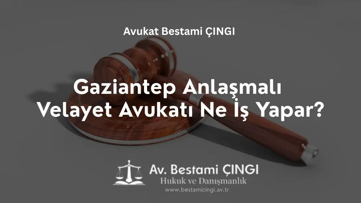 Gaziantep Anlaşmalı Velayet Avukatı Ne İş Yapar?